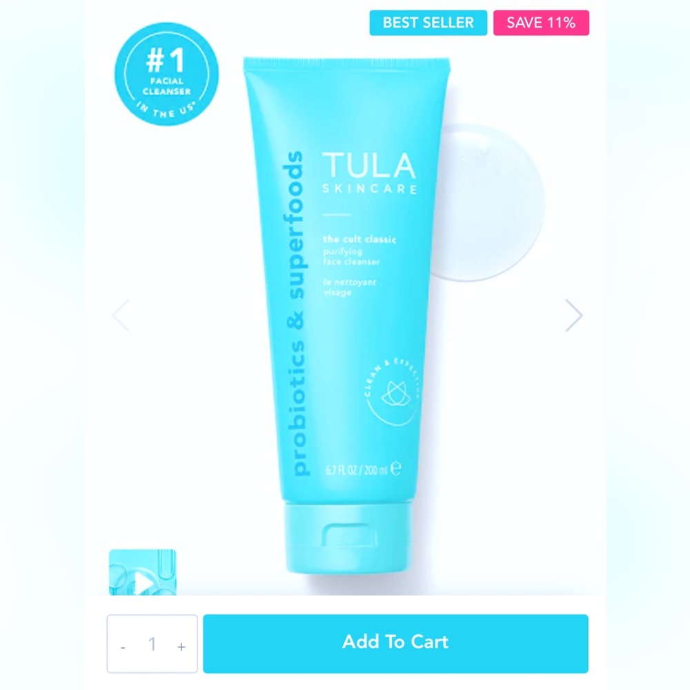 TULA Skincare The Cult Classic Purifying Face Cleanser